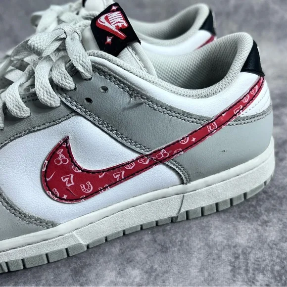 Nike Dunk Low SE Lottery Pack Mens Sz 8 Gray White DR9654-001 Sneaker - Picture 3 of 12